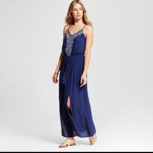 Embroidered Knox Rose Maxi dress